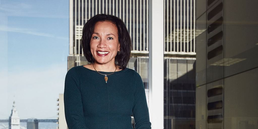 “I’m an inner-city, Spanish-speaking, low-income, free-lunch, first-in-her-family-to-go-to-college girl,” said Miriam Rivera at an awards dinner in her honor.